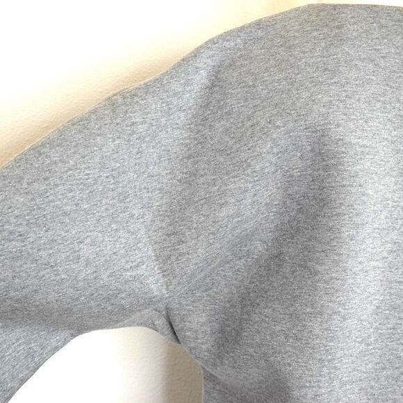 Everlane The Scuba Knit Sweatshirt Dress 3/4 Sleeve Gray Size Medium - Picture 13 of 16